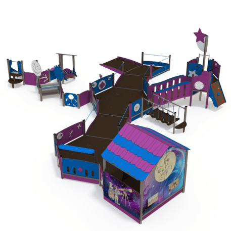 Spielplatzkomplex für Kinder ab 2 Jahren – Kollektion 'MAXI / MBG-2513_MA 12-5006-T01'