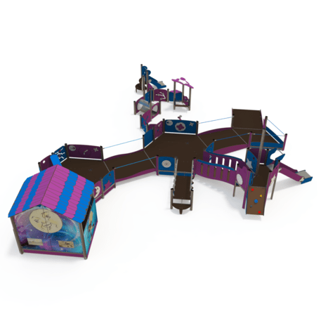 Spielplatzkomplex für Kinder ab 2 Jahren – Kollektion 'MAXI / MBG-2513_MA 12-5006-T01'