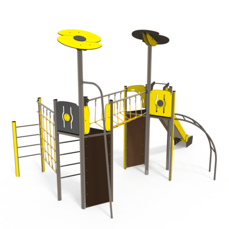 Žaidimų aikštelių kompleksas vaikams nuo 2 iki 12 metų amžiaus – kolekcija 'MEGA / MBG-2548_ME 18-2021-I22'