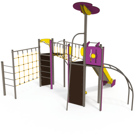 Žaidimų aikštelių kompleksas vaikams nuo 2 iki 12 metų amžiaus – kolekcija 'MEGA / MBG-2557_ME 18-2034-I99'