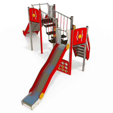 Žaidimų aikštelių kompleksas vaikams nuo 2 iki 12 metų amžiaus – kolekcija 'MEGA / MBG-2566_ME 18-2042-I03'