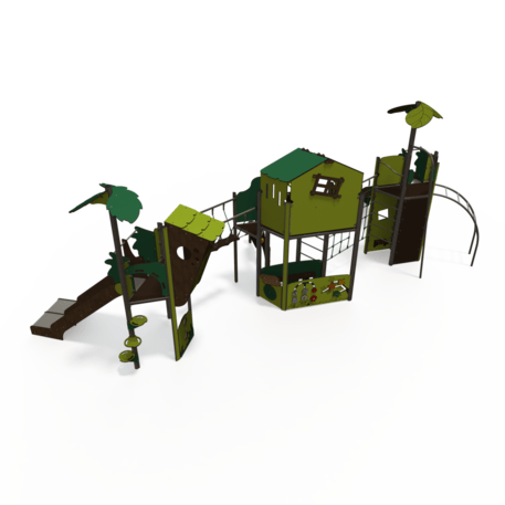 Žaidimų aikštelių kompleksas vaikams nuo 2 iki 12 metų amžiaus – kolekcija 'MEGA / MBG-2576_ME 18-3022-P15'