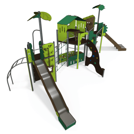 Žaidimų aikštelių kompleksas vaikams nuo 2 iki 12 metų amžiaus – kolekcija 'MEGA / MBG-2576_ME 18-3022-P15'