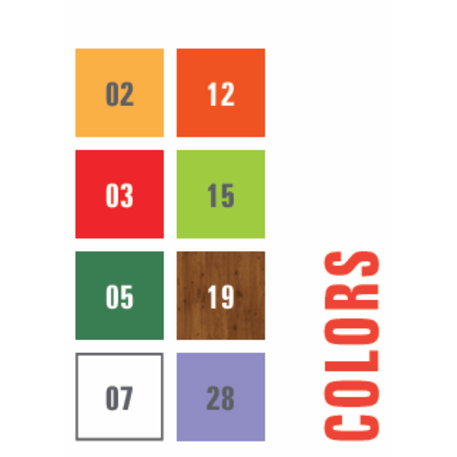 Žaidimų aikštelių kompleksas vaikams nuo 2 iki 12 metų amžiaus – kolekcija 'MEGA / MBG-2576_ME 18-3022-P15'