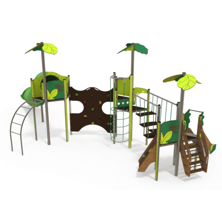 Žaidimų aikštelių kompleksas vaikams nuo 2 iki 12 metų amžiaus – kolekcija 'MEGA / MBG-2601_ME 18-3042-P15'