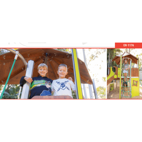 Žaidimų aikštelių kompleksas vaikams nuo 2 iki 12 metų amžiaus – kolekcija 'MEGA / MBG-2607_ME 18-4008-L19'