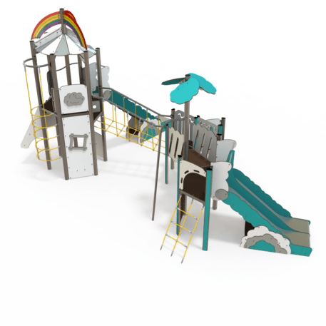 Žaidimų aikštelių kompleksas vaikams nuo 2 iki 12 metų amžiaus – kolekcija 'MEGA / MBG-2616_ME 18-4023-P15'