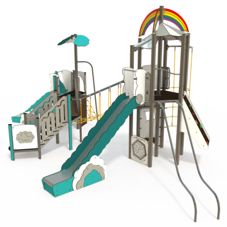 Žaidimų aikštelių kompleksas vaikams nuo 2 iki 12 metų amžiaus – kolekcija 'MEGA / MBG-2616_ME 18-4023-P15'