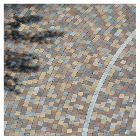 Коллекция бетонной плитки разных размеров и цветов 'Terana® taco'