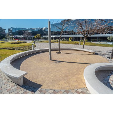 Коллекция бетонной плитки разных размеров и цветов 'Terana® taco'