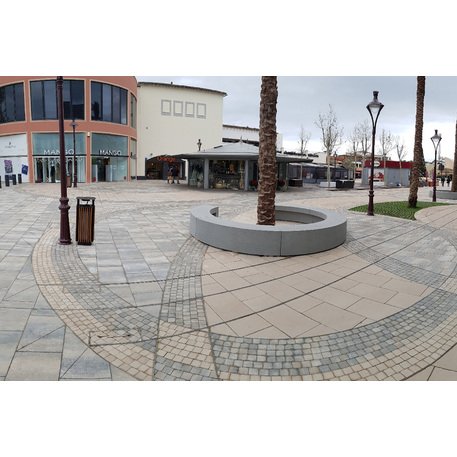 Коллекция бетонной плитки разных размеров и цветов 'Terana® taco'