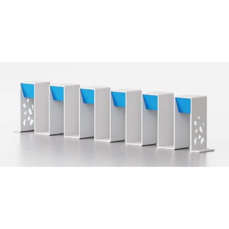 Metal bicycle rack 'Komete'