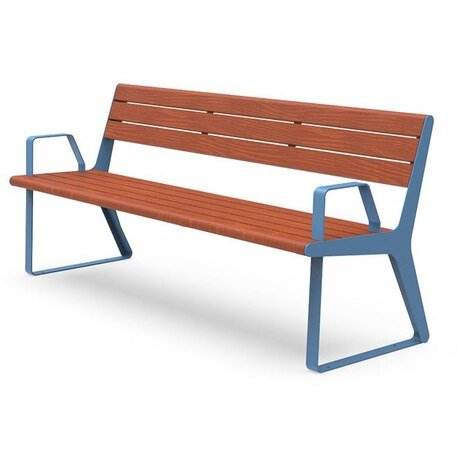 Panca in metallo 'Flow / 001251'