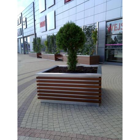 Metal flowerpot 'IROKO_STF/10-34-02/MDL'