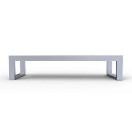 Metalinis suolas (suoliukas) be atlošo, pagamintas iš Iroko medienos 'Premium Collection / STF/19-02-48/MDL'