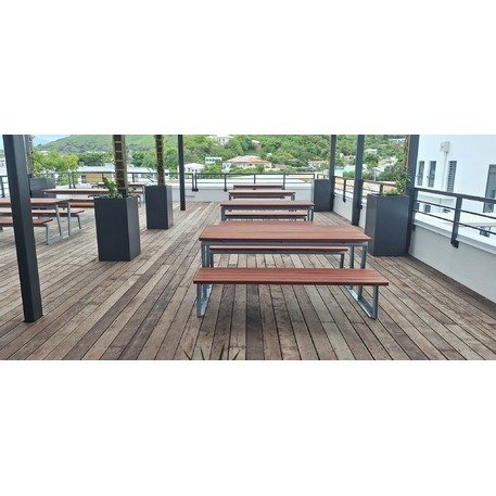 Metallbank + Picknicktisch 'Millo / 002204'