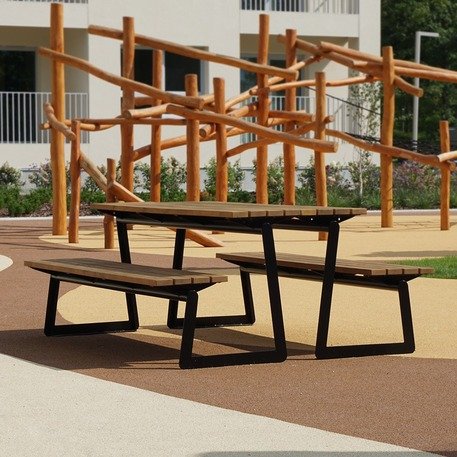 Metallbank + Picknicktisch 'Millo / 002204'