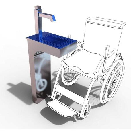 Metalinis geriamo vandens fontanas (kolonėlė) 'Premium Collection / STF/18-41-01/MDL'