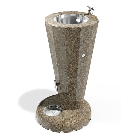 Betoninis geriamo vandens fontanas su gertuve augintiniams 'BS-256-PT'