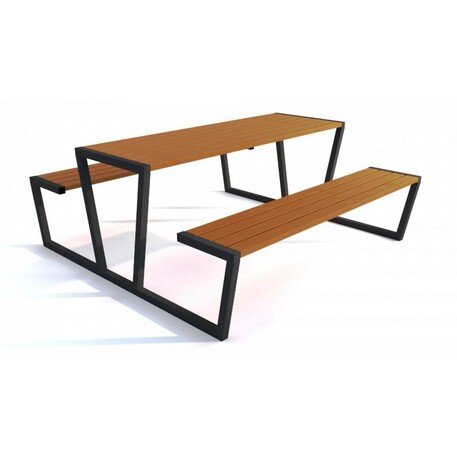 Panca + tavolo in metallo 'Picnic_19'