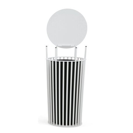 Metal litter bin 'ZEROQUINDICI.015/MDL_65L'