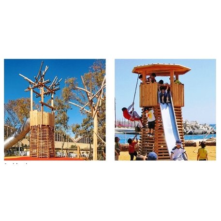 Children's playground element '7.789000 _Octagonal Tower'