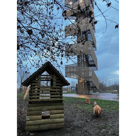 Bērnu rotaļu laukuma elements 'L4.10500 _Two Storey Play House'