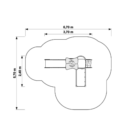 Element placu zabaw dla dzieci 'MBG-348/P1153'