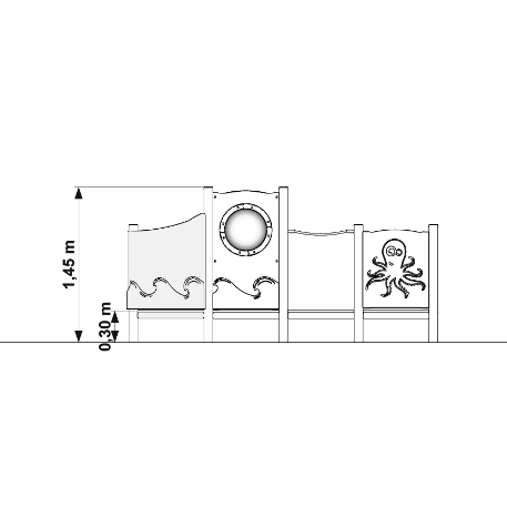 Element placu zabaw dla dzieci 'MBG-378/P1181'