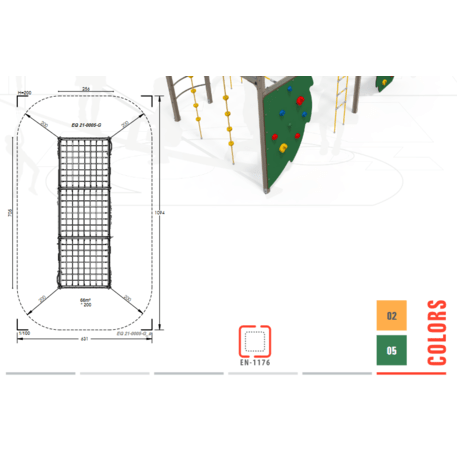 Children's playground element 'MBG-1082/EQ 21-0005-G05'