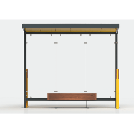 Dvipusė autobusų stotelės stoginė, paviljonas 'Premium / Noi / 606-PE-D-COMP1'