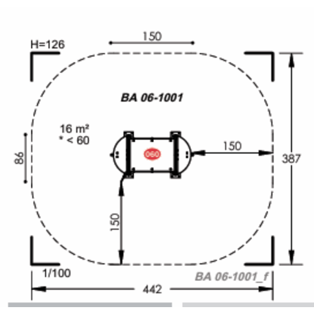 Vaikų žaidimų aikštelių įranga Baby linija – mažiesiems 'MBG-2022_BA 06-1001-03'