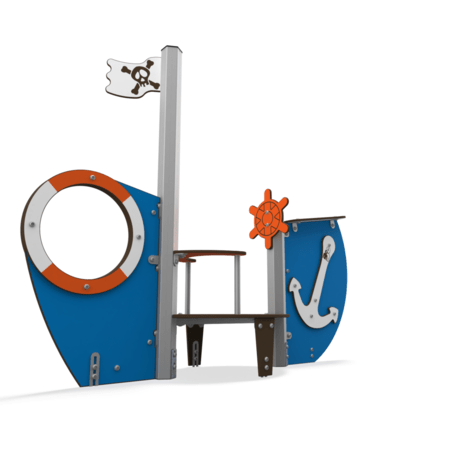  Vaikų žaidimo aikštelės kompleksas, kolekcija 'Piratų laivas / MBG-1168_CI 03-1001-T02'