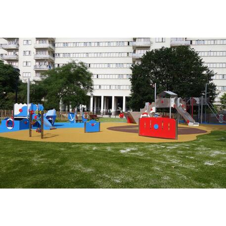  Vaikų žaidimo aikštelės kompleksas, kolekcija 'Piratų laivas / MBG-1168_CI 03-1001-T02'