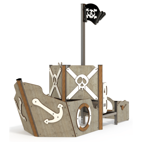  Vaikų žaidimo aikštelės kompleksas, kolekcija 'Piratų laivas / MBG-1177_CI 06-1003-T01'