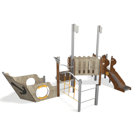  Vaikų žaidimo aikštelės kompleksas, kolekcija 'Piratų laivas / MBG-1183_CI 06-2002-T01'