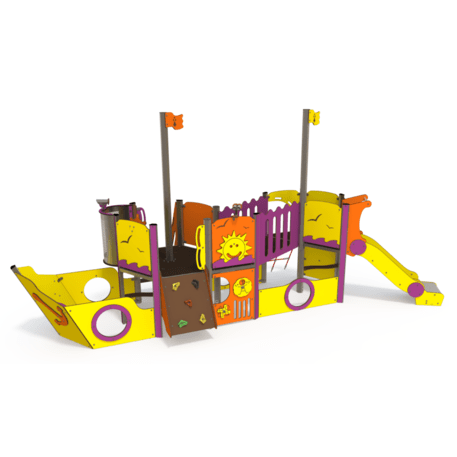  Vaikų žaidimo aikštelės kompleksas, kolekcija 'Piratų laivas / MBG-1193_CI 09-2005-T01'