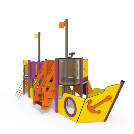  Vaikų žaidimo aikštelės kompleksas, kolekcija 'Piratų laivas / MBG-1193_CI 09-2005-T01'