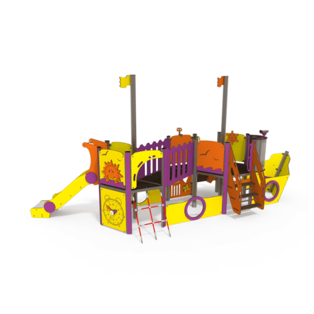  Vaikų žaidimo aikštelės kompleksas, kolekcija 'Piratų laivas / MBG-1193_CI 09-2005-T01'
