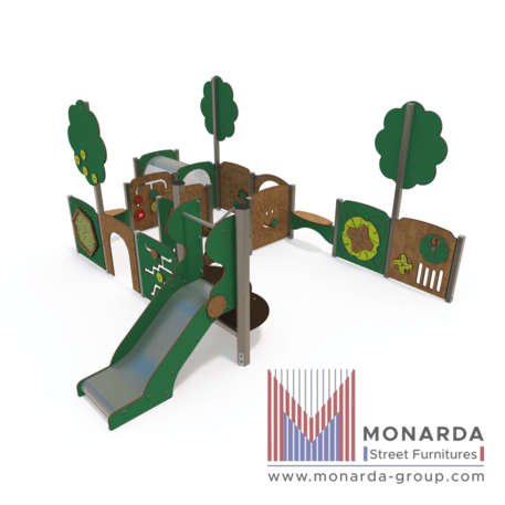 Vaikų žaidimų aikštelių įranga Baby linija – mažiesiems 'MBG-2075_BA 06-1035-A05'