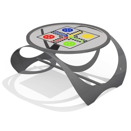 Metalinis šachmatų stalas 'Premium / 128x108,8xH/62,6cm / BS-385'