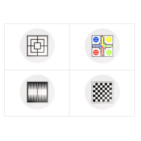 Metalinis šachmatų stalas 'Premium / 128x108,8xH/62,6cm / BS-385'