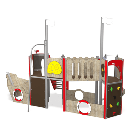  Vaikų žaidimo aikštelės kompleksas, kolekcija 'Piratų laivas / MBG-1209_CI 12-2002-T04'