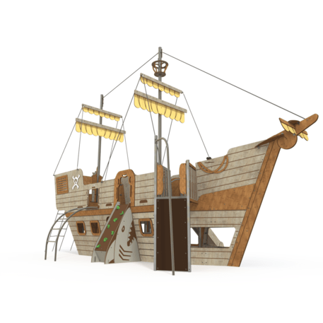  Vaikų žaidimo aikštelės kompleksas, kolekcija 'Piratų laivas / MBG-1228_CI 15-1005-T02'