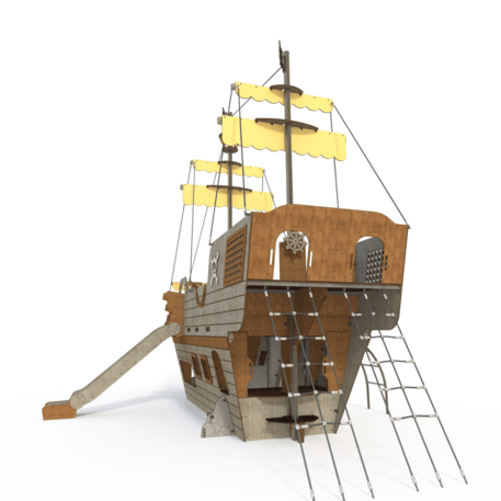  Vaikų žaidimo aikštelės kompleksas, kolekcija 'Piratų laivas / MBG-1228_CI 15-1005-T02'