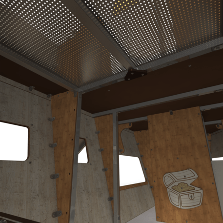  Vaikų žaidimo aikštelės kompleksas, kolekcija 'Piratų laivas / MBG-1228_CI 15-1005-T02'