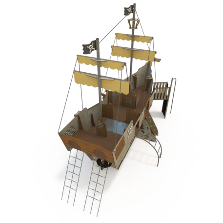  Vaikų žaidimo aikštelės kompleksas, kolekcija 'Piratų laivas / MBG-1228_CI 15-1005-T02'