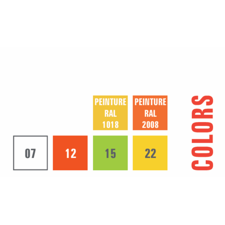 Žaidimų aikštelių kompleksas vaikams nuo 2 metų amžiaus – kolekcija 'MINI / MBG-2244_MI 09-2033-AC07'