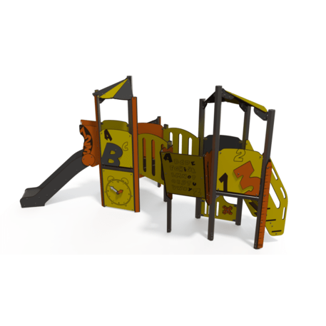 Žaidimų aikštelių kompleksas vaikams nuo 2 metų amžiaus – kolekcija 'MBG-2251_MI 09-2053-N22'