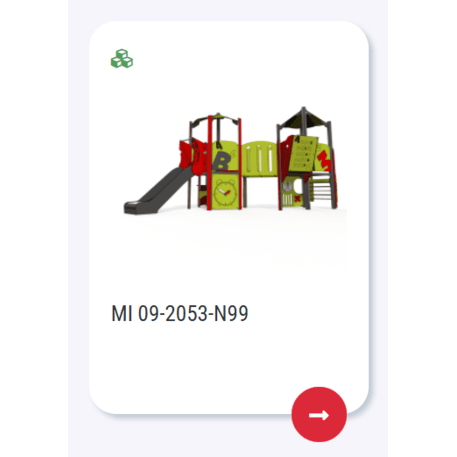 Žaidimų aikštelių kompleksas vaikams nuo 2 metų amžiaus – kolekcija 'MBG-2251_MI 09-2053-N22'